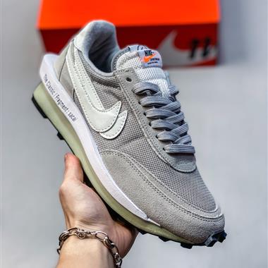 Sacai X Nike DWaffle ”Midnight Spruce and University Red“ 華夫2.0