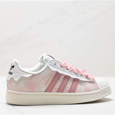Adidas 三葉草 Originals Superstar 貝殼頭系列低幫經典百搭休閒運動板鞋