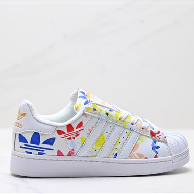 Adidas 三葉草 Originals Superstar 貝殼頭系列低幫經典百搭休閒運動板鞋