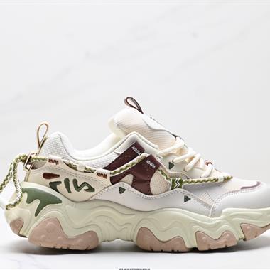 FILA FLUID 5 貓爪5.0 簡約舒適 防滑耐磨低幫老爹鞋