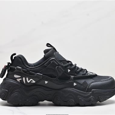 FILA FLUID 5 貓爪5.0 簡約舒適 防滑耐磨低幫老爹鞋