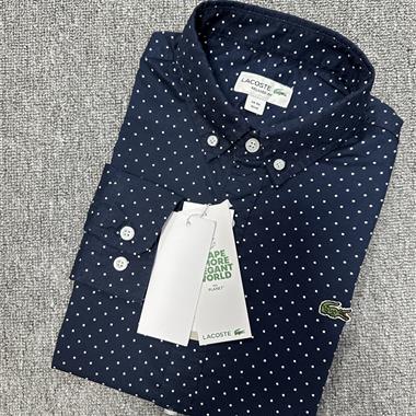 LACOSTE    2025秋冬新款長袖襯衫
