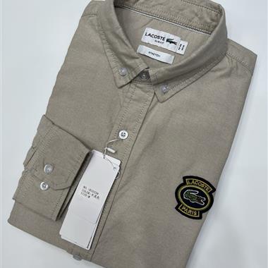LACOSTE   2025秋冬新款長袖襯衫