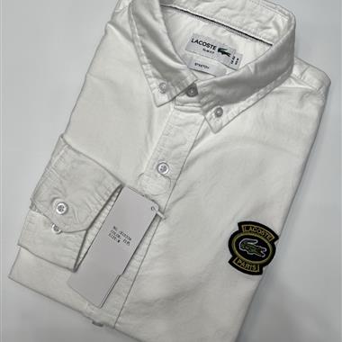 LACOSTE   2025秋冬新款長袖襯衫