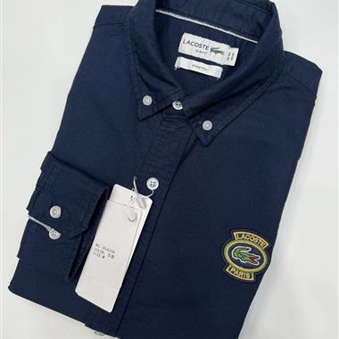 LACOSTE   2025秋冬新款長袖襯衫