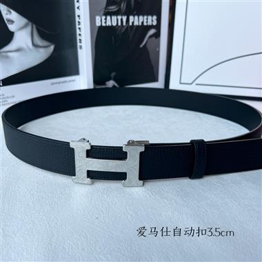 HERMES   2025新款時尚皮帶  3.5CM