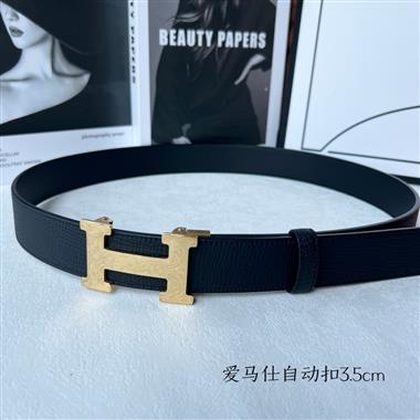 HERMES   2025新款時尚皮帶  3.5CM