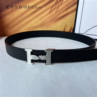 HERMES   2025新款時尚皮帶  3.5CM
