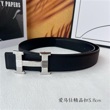HERMES   2025新款時尚皮帶  3.8CM