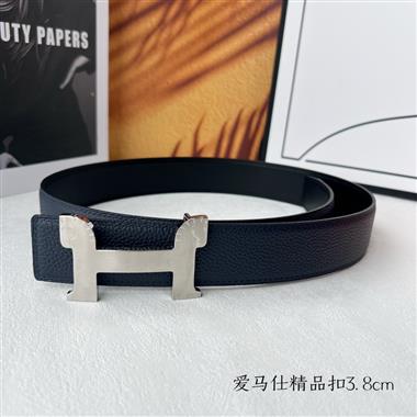 HERMES   2025新款時尚皮帶  3.8CM
