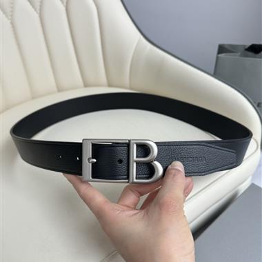 Balenciaga   2025新款時尚皮帶  3.5CM
