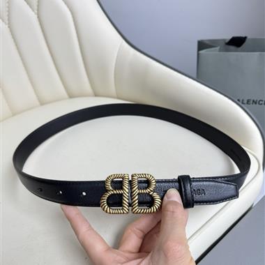 Balenciaga   2025新款時尚皮帶  2.5CM