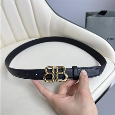 Balenciaga   2025新款時尚皮帶  2.5CM