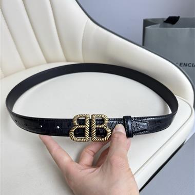 Balenciaga   2025新款時尚皮帶  2.5CM