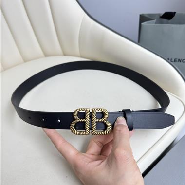 Balenciaga   2025新款時尚皮帶  2.5CM