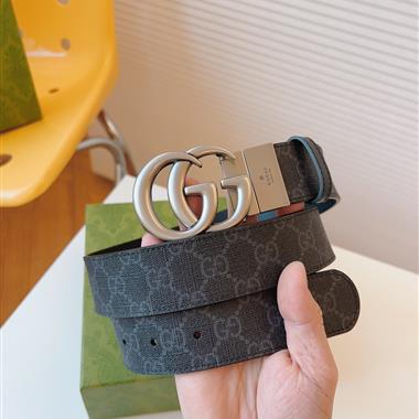 GUCCI   2025新款時尚皮帶 3.7CM