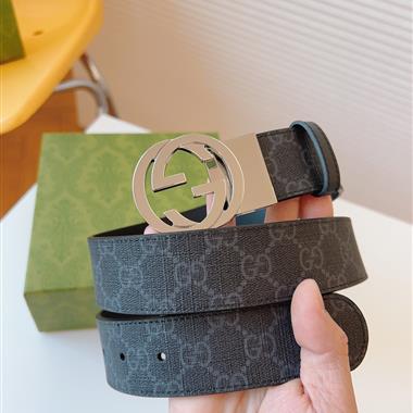 GUCCI   2025新款時尚皮帶 3.7CM