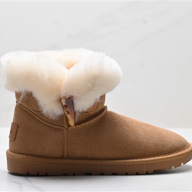 UGG 保暖減震 加絨潮流 牛角扣 時尚百搭 短筒 雪地靴