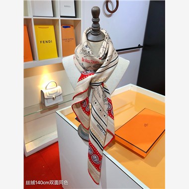 HERMES  2024秋冬新款時尚圍巾 尺寸:140-140
