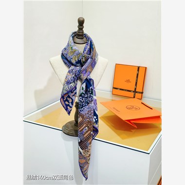 HERMES  2024秋冬新款時尚圍巾 尺寸:140-140