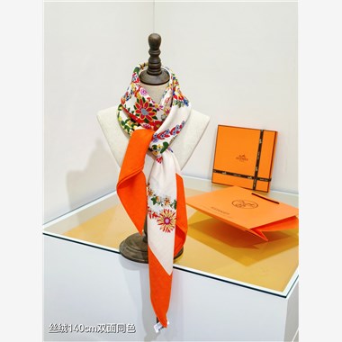 HERMES  2024秋冬新款時尚圍巾 尺寸:140-140