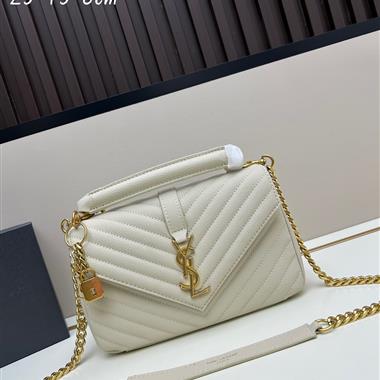 YSL   2025新款女生時尚包包  尺寸：25*15*8CM