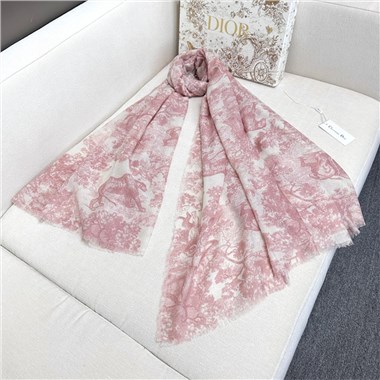 DIOR  2025秋冬新款時尚圍巾 尺寸：140-180