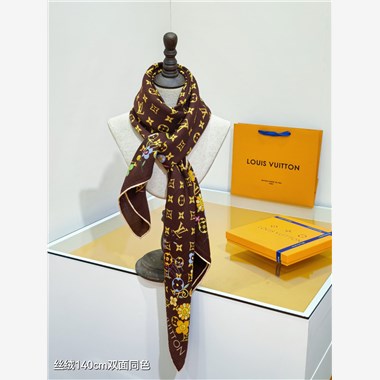 LOUIS VUITTON   2025秋冬新款時尚圍巾 尺寸：140-140