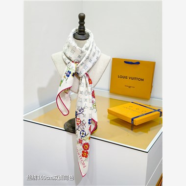 LOUIS VUITTON   2025秋冬新款時尚圍巾 尺寸：140-140
