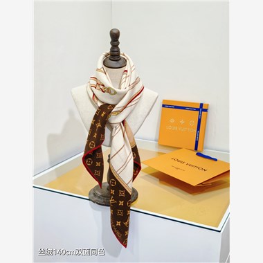 LOUIS VUITTON   2025秋冬新款時尚圍巾 尺寸：140-140