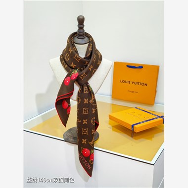 LOUIS VUITTON   2025秋冬新款時尚圍巾 尺寸：140-140
