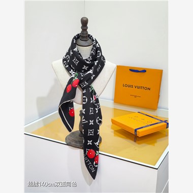 LOUIS VUITTON   2025秋冬新款時尚圍巾 尺寸：140-140