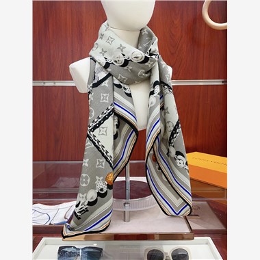 LOUIS VUITTON   2025秋冬新款時尚圍巾 尺寸：140-140