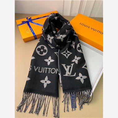  LOUIS VUITTON 2025秋冬新款時尚圍巾 尺寸：180-30