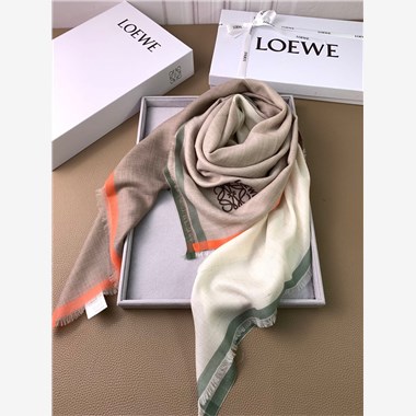 LOEWE  2025秋冬新款時尚圍巾 尺寸：110-110