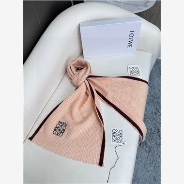 LOEWE  2025秋冬新款時尚圍巾 尺寸：190-35
