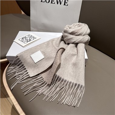 LOEWE  2025秋冬新款時尚圍巾 尺寸：180-30