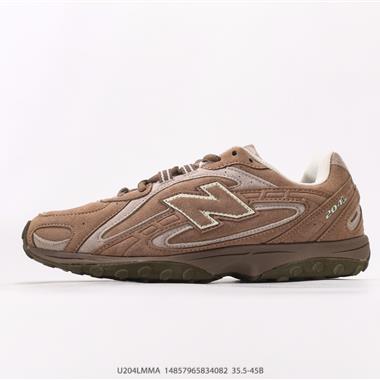 New Balance 204L系列 新百倫 薄底鞋 薄底皮質鞋帶德訓系 減震耐磨包裹性支撐輕便 低幫 生活休閑鞋