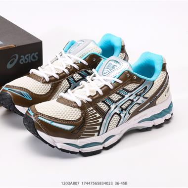 KITH x Asics Gel-Kayano 12.1 “Light Sage”運動舒適防滑透氣 低幫跑步鞋