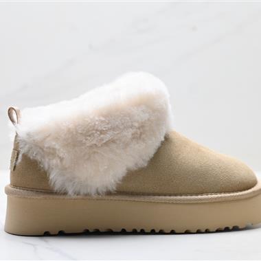 UGG TAZZELLE 舒適柔軟時尚 耐磨增高保暖 低幫雪地靴