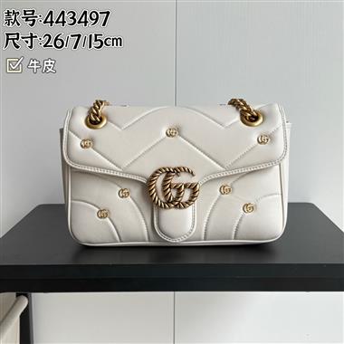 GUCCI  2025新款女生時尚包包 尺寸：26-7-15CM