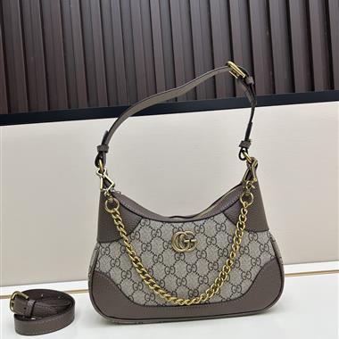 GUCCI   2025新款女生時尚包包 尺寸：26*12CM