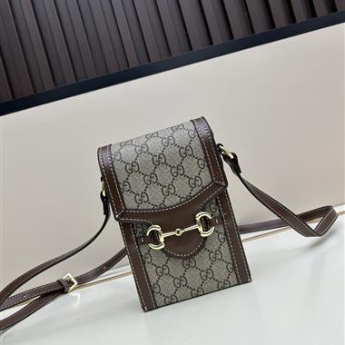 GUCCI   2025新款女生時尚包包 尺寸：11.5*17*4CM