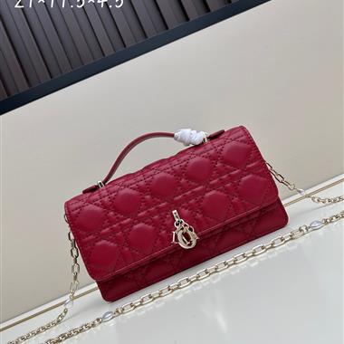 DIOR   2025新款女生時尚包包 尺寸：21 x 11.5 x 4.5CM