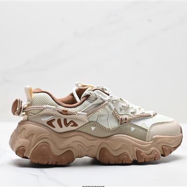 FILA FLUID 5 貓爪5.0 簡約舒適 防滑耐磨低幫老爹鞋眼鞋