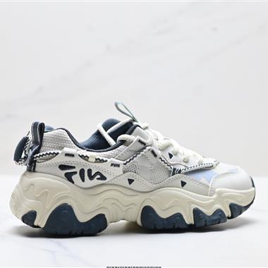FILA FLUID 5 貓爪5.0 簡約舒適 防滑耐磨低幫老爹鞋眼鞋