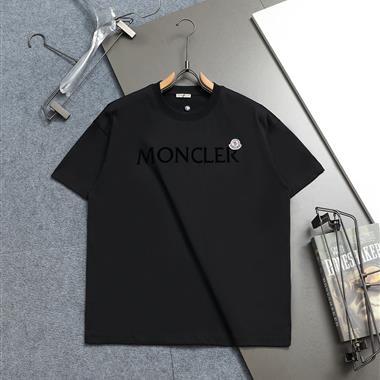 MONCLER   2025夏季新款短袖T恤  尺寸偏大