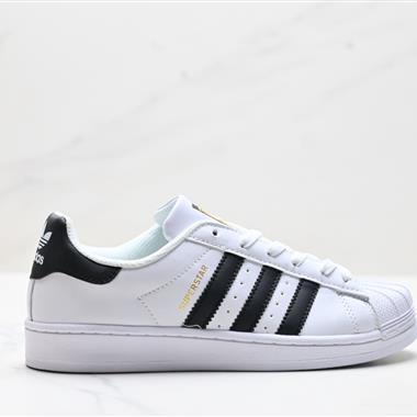 didas Originals Superstar貝殼頭系列 三葉草低幫經典百搭休閒運動板鞋