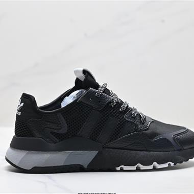 Adidas Originals Nite Jogger Winterized 織物網布 運動簡約 防滑耐磨 低幫運動鞋