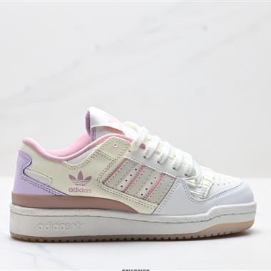 Adidas Forum LOW CL 三葉草低幫 經典復古板鞋 潮流休閒鞋